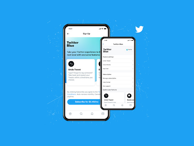 تويتر تُطلق خدمة الاشتراك المدفوعة تويتر بلو Twitter Blue بمميزات إضافية