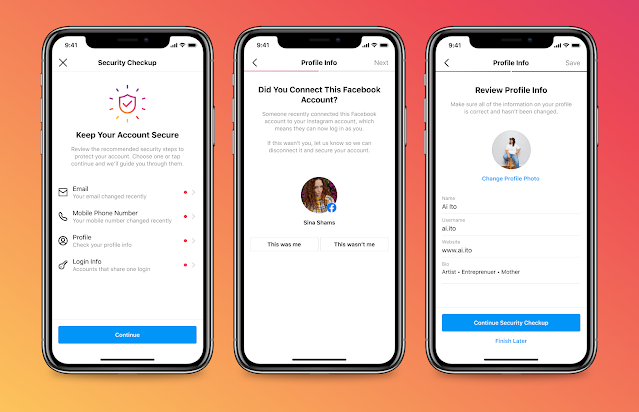 انستقرام تقدّم فحصًا أمنيًا جديدًا لأي شخص تم اختراق حسابه من قبل