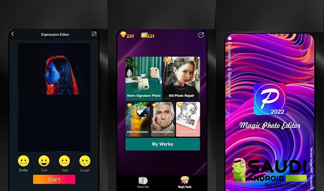 تطبيق اندرويد مميز | Magic Photo Editor محرر صور مع بعض الأدوات الملائمة لوسائل التواصل الاجتماعي