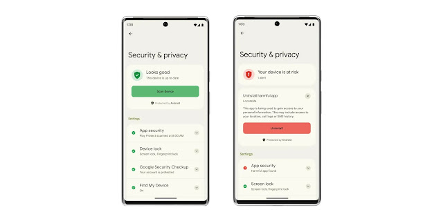 Protected by Android علامة قوقل التجارية الجديدة لأمان اندرويد