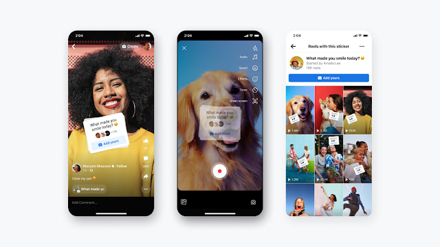 تطلق ميتا ميزات Reels الجديدة على فيسبوك و انستقرام أبرزها ملصق “Add Yours”