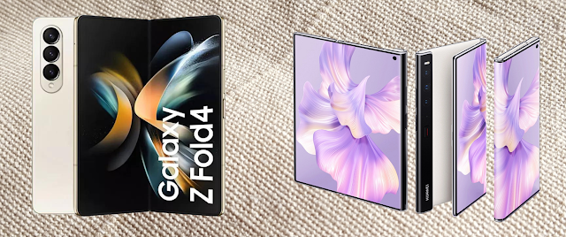 أي هاتف قابل للطي أفضل؟ هاتف HUAWEI Mate Xs 2 مقابل هاتف Samsung Galaxy Z Fold4