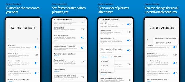 يوفر تطبيق سامسونج الجديد Camera Assistant المزيد من إعدادات الكاميرا المتقدمة