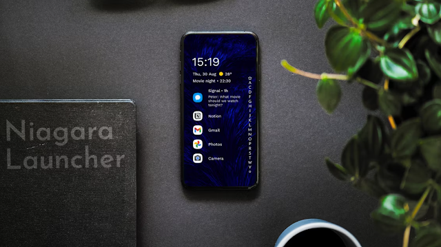 فصل Niagara Launcher Pro عن متجر قوقل بلاي مما يجعله متاح لجميع هواتف اندرويد دون استثناء