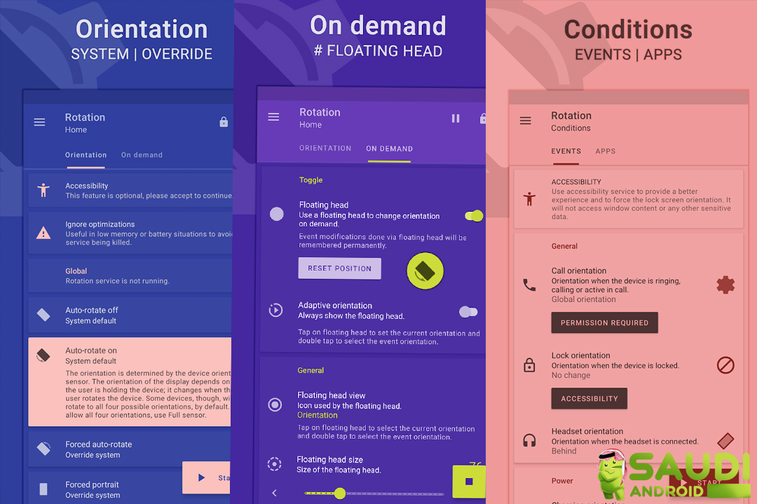 تطبيق اليوم | إدارة ذكية لاتجاهات الشاشة مع Rotation - Orientation Manager