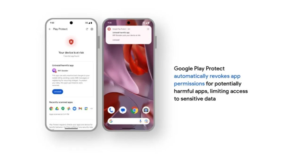 قوقل تعزز أمان نظام أندرويد بمنع تعطيل Google Play Protect أثناء المكالمات: إليكم التفاصيل