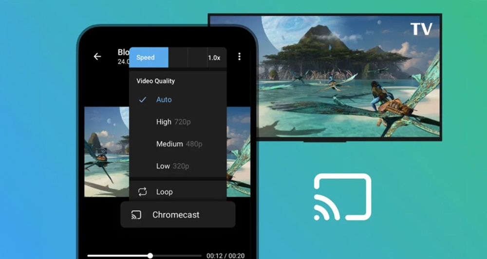 تيليجرام Telegram يدعم بث الفيديوهات إلى أجهزة Chromecast على أندرويد: إليكم التفاصيل